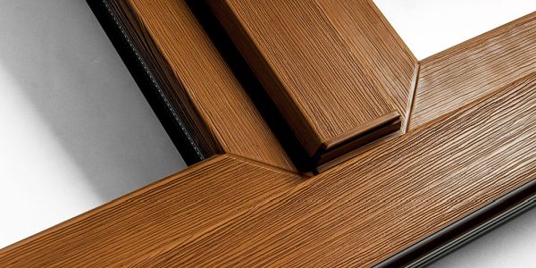 Okna PCV Małopolska z okleiną Real Wood - realistyczne drewno