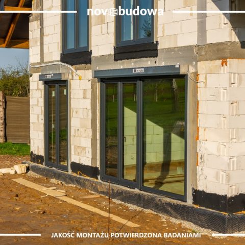 montowanie okien novobudowa w domu jednorodzinnym