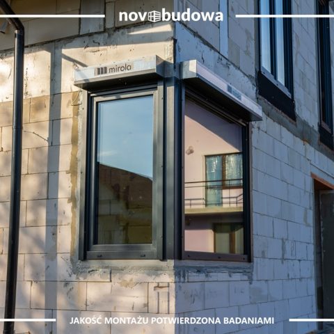 montowanie okien novobudowa w domu jednorodzinnym