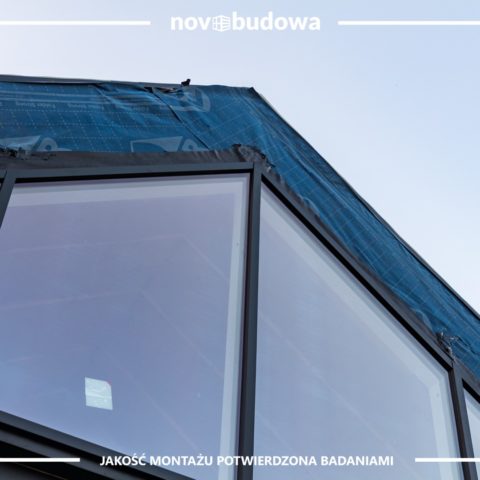 Drewniany dom w technologii szkieletowej