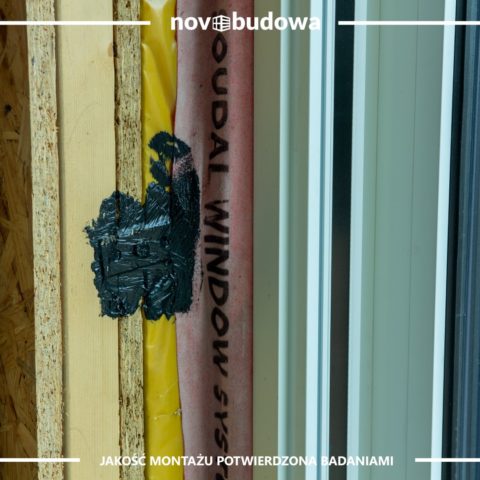 Drewniany dom w technologii szkieletowej