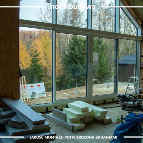 Drewniany dom w technologii szkieletowej