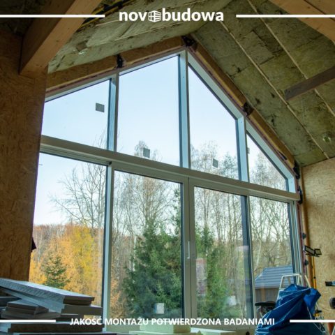 Drewniany dom w technologii szkieletowej