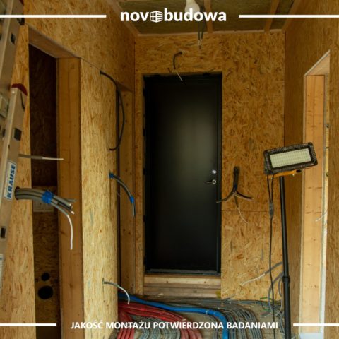 Drewniany dom w technologii szkieletowej