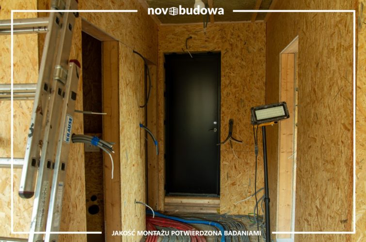 Drewniany dom w technologii szkieletowej
