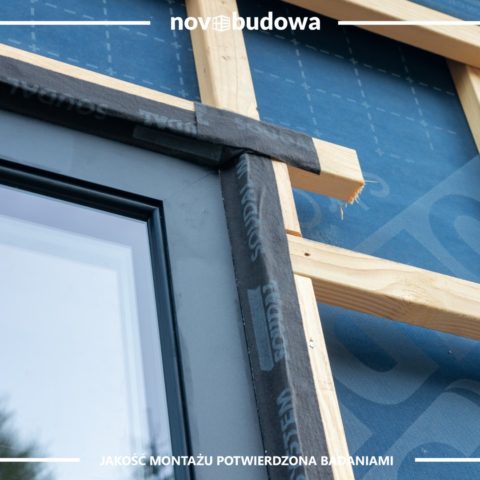 Drewniany dom w technologii szkieletowej