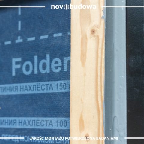 Drewniany dom w technologii szkieletowej - novobudowa