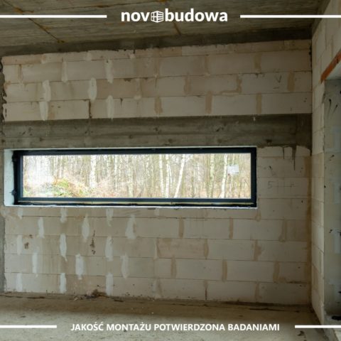 Realizacje Novobudowa: montaż okien na budowie Kłaj