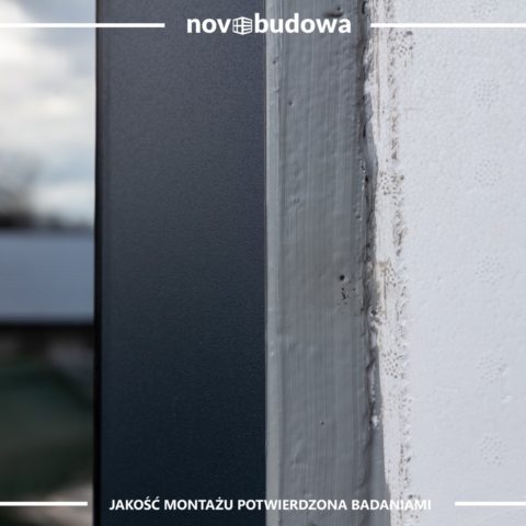 Realizacje Novobudowa: montaż okien na budowie Kłaj