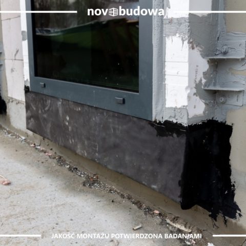 Realizacje Novobudowa: montaż okien na budowie Kłaj