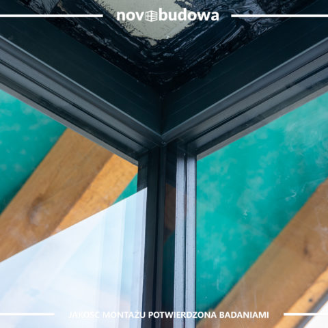Realizacje Novobudowa: montaż okien na budowie Kłaj