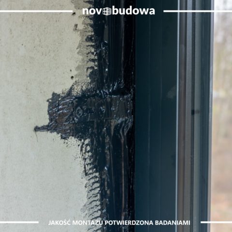 Realizacje Novobudowa: montaż okien na budowie Kłaj