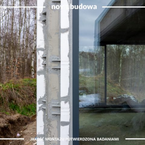 Realizacje Novobudowa: montaż okien na budowie Kłaj