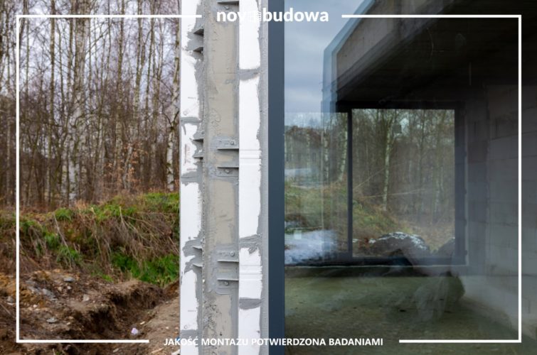 Realizacje Novobudowa: montaż okien na budowie Kłaj
