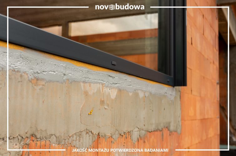 Nasze realizacje: dom parterowy z wielkoformatową witryną aluminiową + HST alu