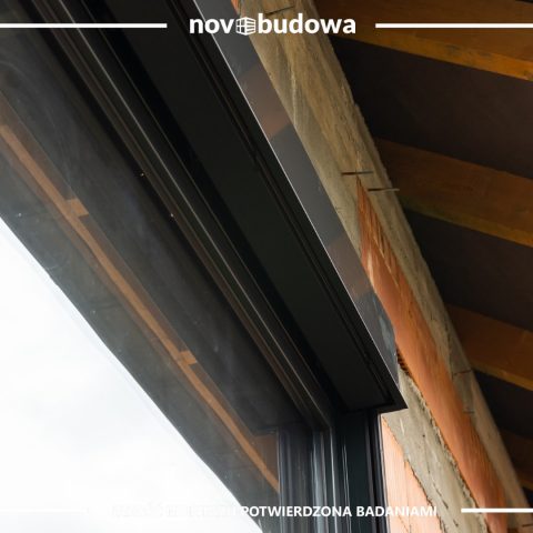 Nasze realizacje: dom parterowy z wielkoformatową witryną aluminiową + HST alu