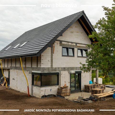 Realizacje Novobudowa: montaż okien ALU i PVC w Krakowie + Żaluzje