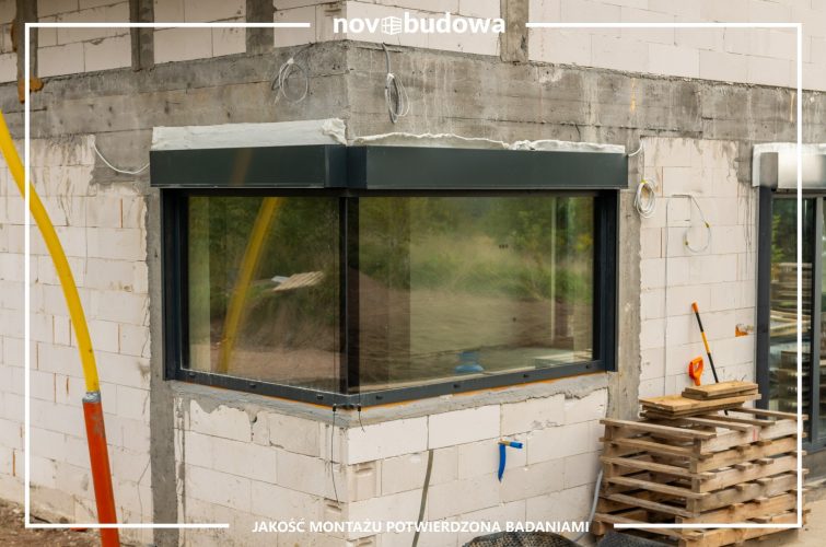 Realizacje Novobudowa: montaż okien ALU i PVC w Krakowie + Żaluzje