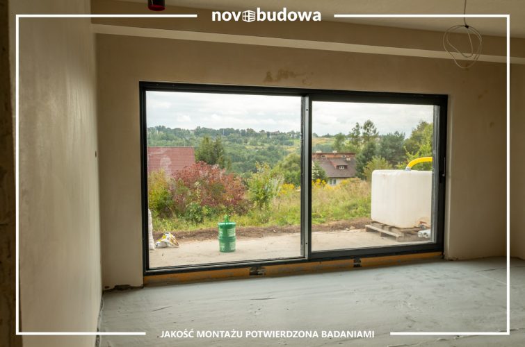 Realizacje Novobudowa: montaż okien ALU i PVC w Krakowie + Żaluzje