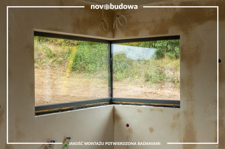 Realizacje Novobudowa: montaż okien ALU i PVC w Krakowie + Żaluzje
