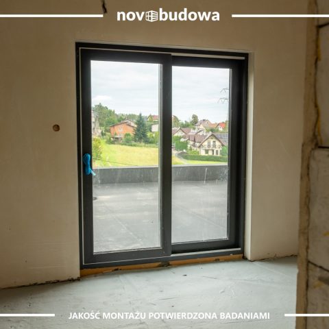 Realizacje Novobudowa: montaż okien ALU i PVC w Krakowie + Żaluzje