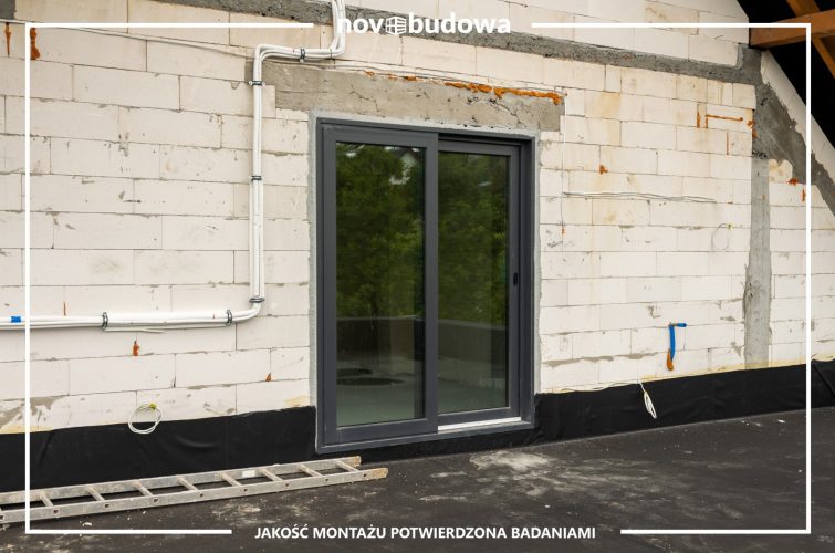 Realizacje Novobudowa: montaż okien ALU i PVC w Krakowie + Żaluzje