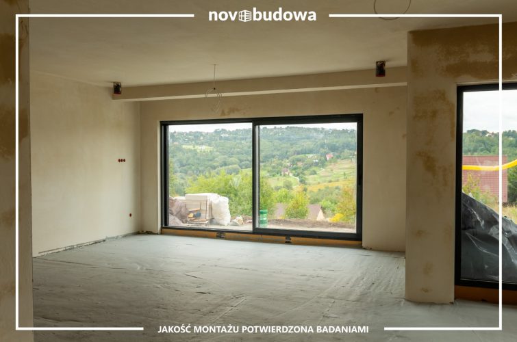 Realizacje Novobudowa: montaż okien ALU i PVC w Krakowie + Żaluzje