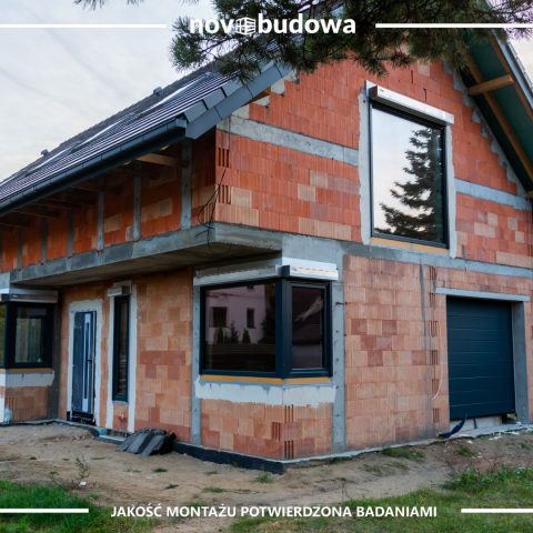 Novobudowa realizacje: Warszawa mix okien PVC i HST ALU