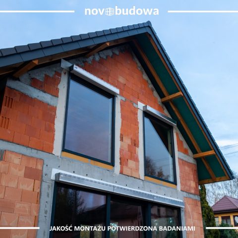 Novobudowa realizacje: Warszawa mix okien PVC i HST ALU