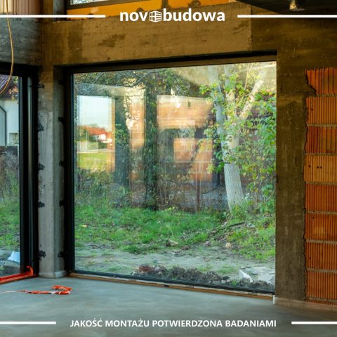 Nasze realizacje: Wielkoformatowe okno skośne, duże witryny, okno przesuwne HST