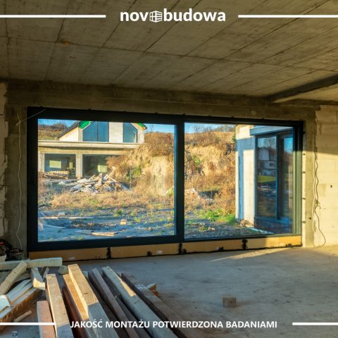 Nasze realizacje: Zielonki - okna aluminium, glass-corner