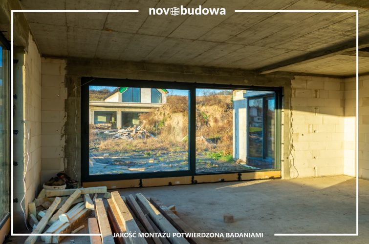 Nasze realizacje: Zielonki - okna aluminium, glass-corner