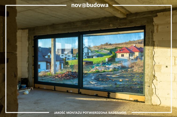 Nasze realizacje: Zielonki - okna aluminium, glass-corner